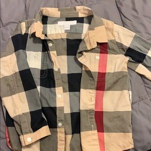 Toddler Boys Burberry Button Down